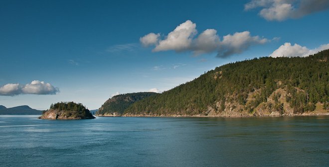 Heading to Orcas on the ferry