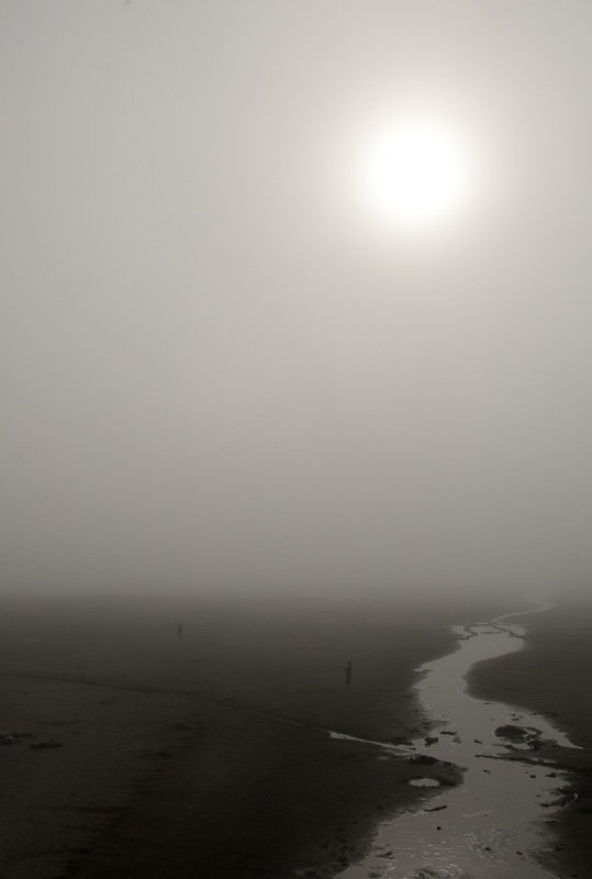 A foggy afternoon when we arrived at Seabrook