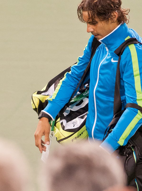 Nadal in defeat
