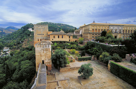 Looking over the Alhambra, Granada, Spain