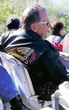 Frank and his jacket, Canyon de Chelly, Arizona.