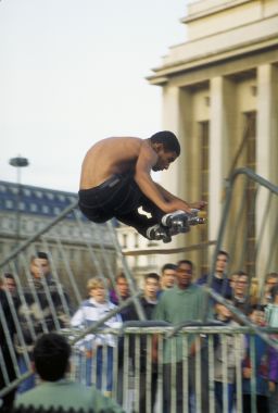 Skater at the Trocadero, Paris