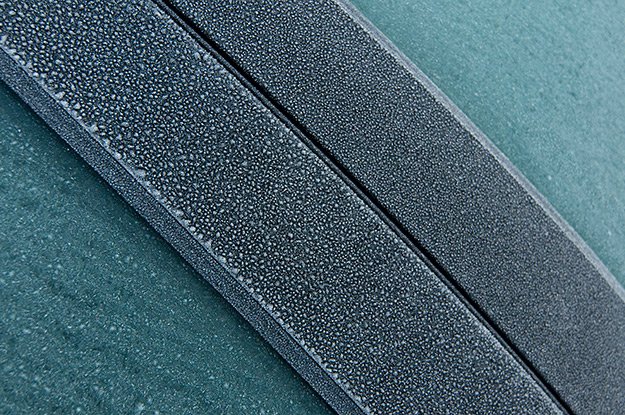 Frost crystals on the cars